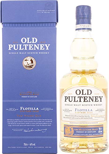 Old Pulteney Flotilla Vintage Ten Years Old Single Malt Scotch Whisky (1 x 0.7 l) von PULTENEY