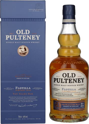 Old Pulteney FLOTILLA 10 Years Old Single Malt VINTAGE 2010 46% Vol. 0,7l in Geschenkbox von Old Pulteney