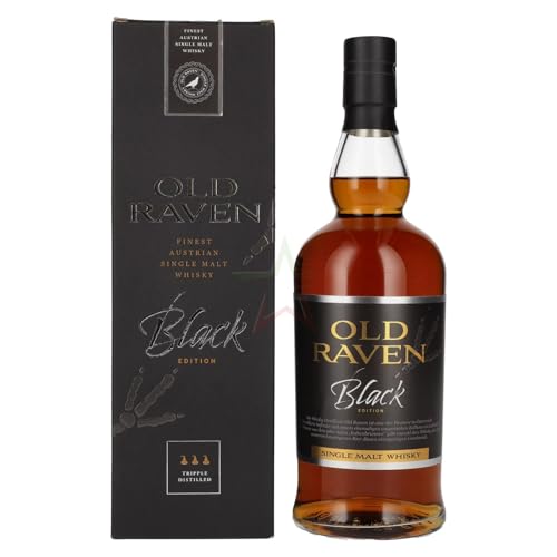 Old Raven Triple Distilled Single Malt Whisky Black Edition Fasstärke Batch 1 55,20% 0,70 Liter von Old Raven