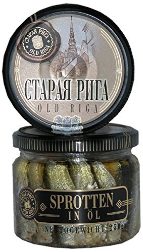 Old Riga Sprotten in Öl, 3er Pack (3 x 250 g) von Old Riga
