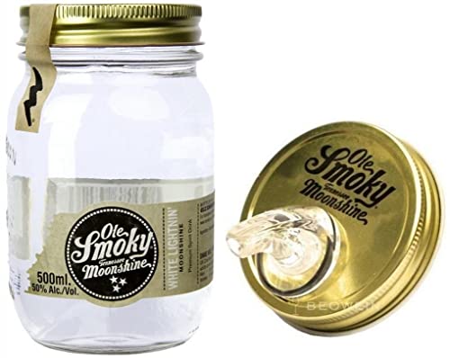 WHISKY MOONSHINE WHITE LIGHTNIN 50 CL MIT DOSER CAP von Ole Smoky