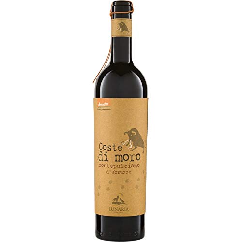 Riegel Montepulciano d'Abruzzo "Coste di Moro" Lunaria DOP 2018 trocken (750 ml) - Bio von Olearia Vinicola Orsogna, Orsogna