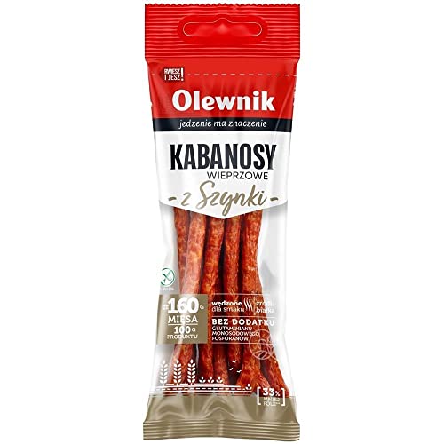 Kabanosy wieprzowe z Szynki 105g Olewnik von Olewnik