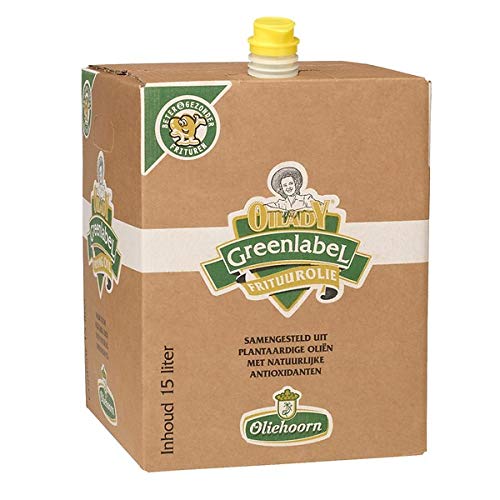 Oliehoorn Frittieröl grünes Etikett Beutel im Karton 15 Liter von Oliehoorn