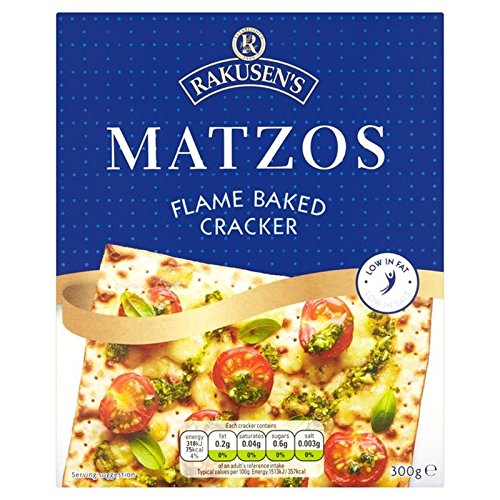 Rakusen Des Geflammt Gebacken Cracker Matzos 300G von Rakusen's