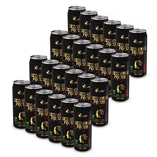 24x Olimp R-WEILER Focus Drink Zero | 330ml je Dose (insg. 7920ml) | Koffein Taurin Vitamin B6 Magnesium NAC | Energy Drink (24er Pack) von GREAT BRITISH TRADING LIMITED
