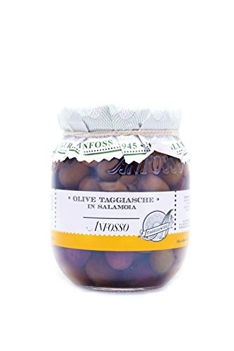 Olio Anfosso Taggiasca-Oliven in Salzlake, 180 g von Olio Anfosso