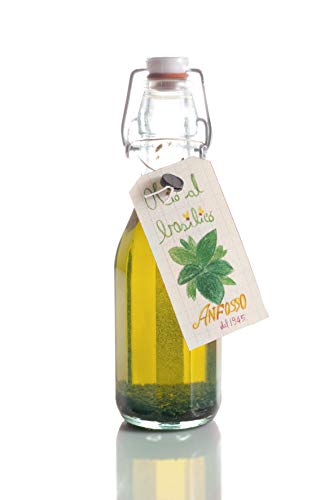 Olio Anfosso Natives Olivenöl extra mit Basilikum, 250 ml von Olio Anfosso