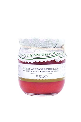 Olio Anfosso Amatriciana Sauce in nativem Olivenöl extra, 180 g von Olio Anfosso