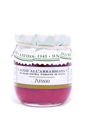 Olio Anfosso Tomaten-Sauce Arrabbiata in nativem Olivenöl extra, 180 g von Olio Anfosso