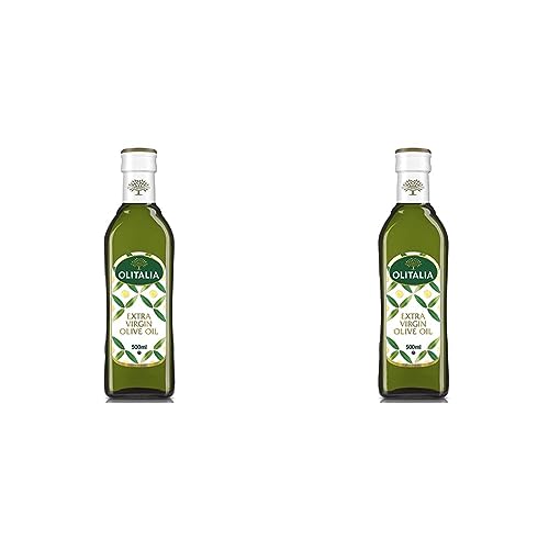 Olitalia 9444 Natives Olivenöl extra, erste Güteklasse Flasche, 2er Pack (1 x 500 ml) von Olitalia