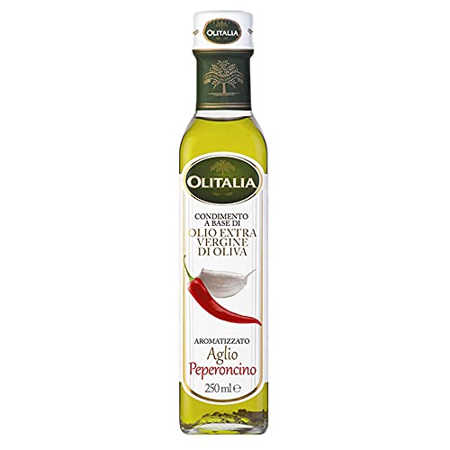 Olitalia Olivenöl mit Knoblauch extra vergine Flasche 25 cl von Olitalia