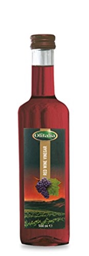 Olitalia Red Wine Vinegar 500ml Flasche (Rotweinessig) von Olitalia