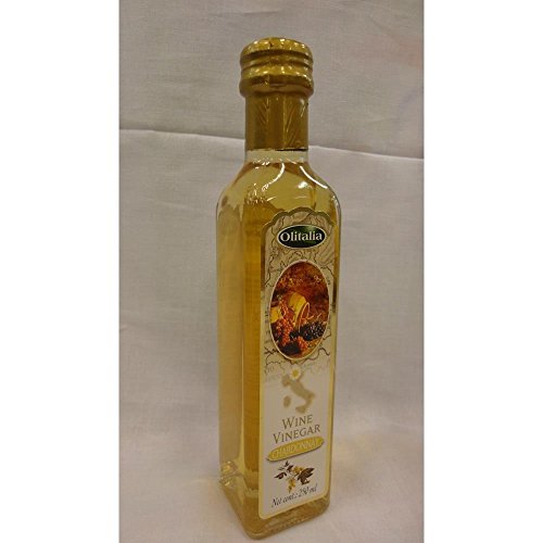 Olitalia Wine Vinegar Chardonnay 250ml Flasche (Chardonnay Weißweinessig) von Olitalia