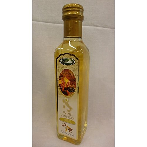 Olitalia Wine Vinegar Pinot 250ml Flasche (Pinot Weißweinessig) von Olitalia