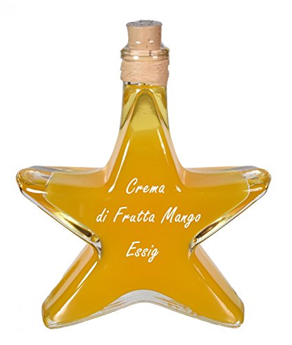 10 x Mango Crema Essig 0,2l Stern Flasche - Cremig aus Fruchtmus| 10 % Mengenrabatt von Oliv & Co. - Genuss pur -