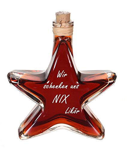 10 x"Wir schenken uns nix" Likör Stern Flasche 0,2l - Roter Weinbergpfirsichlikör - mehrfach ausgezeichnet mit der DLG Goldmedaille | 10% Mengenrabatt 10 x"Wir schenken uns nix" Likör Stern Flasche 0,2l - Roter Weinbergpfirsichlikör - mehrfach ausgezeichnet mit der DLG Goldmedaille | 10% Mengenrabatt von Oliv & Co. - Genuss pur -