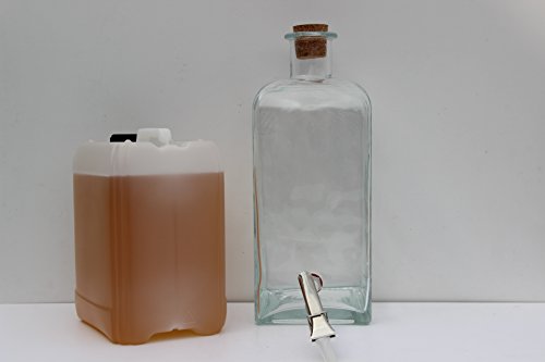 5 l Kanister Berta Monprà Grappa incl. 5 l Glas Amphore mit Abzapfsystem von Oliv & Co. - Genuss pur -