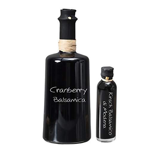 Cranberry Crema Balsamico 3 % Säure 0,5l I Sparset mit Oliv & Co. Kirsch Balsamico di Modena 40ml von Oliv & Co. - Genuss pur -