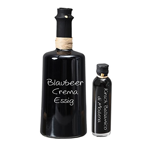 Blaubeer Crema Balsamico NUR SANFTE 3 % Säure! 1,0 Liter I Sparset GRATIS dazu Oliv & Co. Kirsch Balsamico di Modena 40ml von Oliv & Co. - Genuss pur -