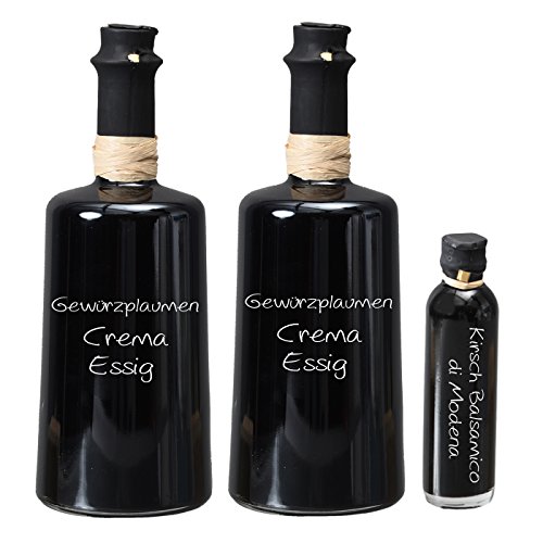 Gewürz - Pflaumen Crema Essig 2 x 250 ml I Sparset GRATIS dazu Oliv & Co. Kirsch Balsamico di Modena 40ml von Oliv & Co. - Genuss pur -