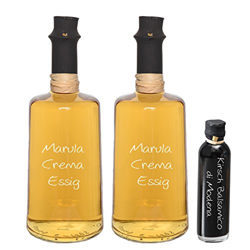 Marula Crema Essig NUR SANFTE 3 % Säure! 2 x 0,25l I Sparset GRATIS dazu Oliv & Co. Kirsch Balsamico di Modena 40ml von Oliv & Co. - Genuss pur -