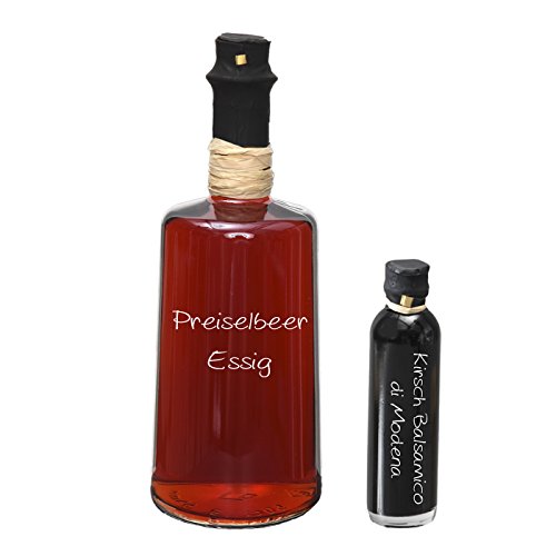 Preiselbeer Crema Essig NUR SANFTE 3 % Säure! 0,5l I Sparset GRATIS dazu Oliv & Co. Kirsch Balsamico di Modena 40ml von Oliv & Co. - Genuss pur -