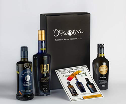 Best 3 Olivenöl aus Spanien 2018; Parqueoliva Serie Oro, Melgarejo, Casas de Hualdo von Oliva Oliva - Ernte 2020-21 von olivaoliva