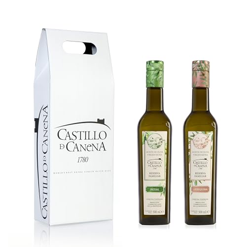 Castillo de Canena Reserva Familiar - Natives Olivenöl Extra - 2 Flaschen 500 ml Arbequina und Picual von Castillo de Canena
