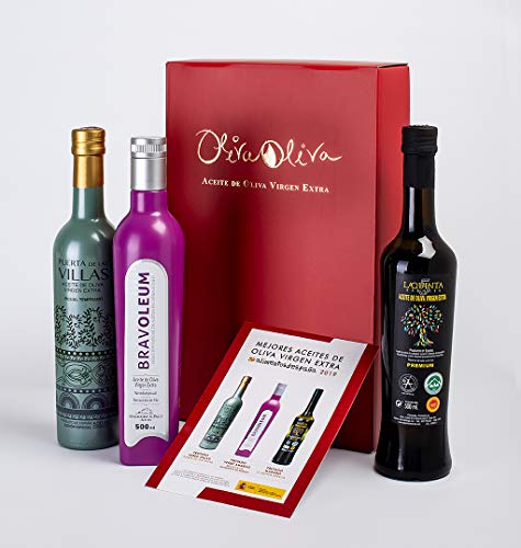3 Bestes natives Olivenöl extra in Spanien 2019; Bravoleum, Puerta de las Villas und La Quinta Esencia von Oliva Oliva - Ernte 2020-21 3 Bestes natives Olivenöl extra in Spanien 2019; Bravoleum, Puerta de las Villas und La Quinta Esencia von Oliva Oliva - Ernte 2020-21 von olivaoliva
