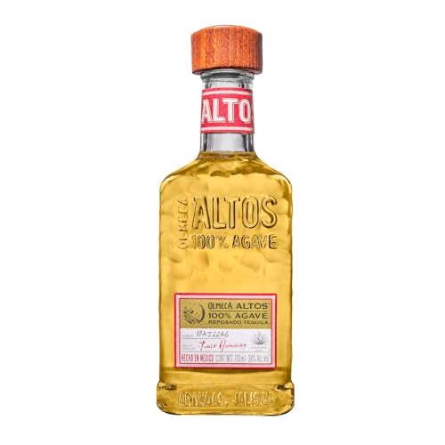 Olmeca Altos Reposado Tequila, goldener Tequila mit fruchtig-süßen Aromen von Agave, süßlich-mildes Bouquet, ideal für gemütliche Abende – 1 x 0,7 l Olmeca Altos Reposado Tequila, goldener Tequila mit fruchtig-süßen Aromen von Agave, süßlich-mildes Bouquet, ideal für gemütliche Abende – 1 x 0,7 l von Olmeca