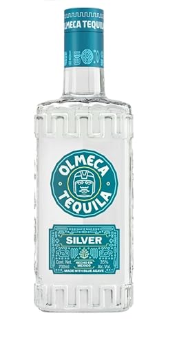 Olmeca Altos Plata Tequila, silberner Tequila mit fruchtig-süßen Aromen von Agave, würzig-fruchtiges Bouquet, ideal für gemütliche Abende – 1 x 0,7 l Olmeca Altos Plata Tequila, silberner Tequila mit fruchtig-süßen Aromen von Agave, würzig-fruchtiges Bouquet, ideal für gemütliche Abende – 1 x 0,7 l von Olmeca