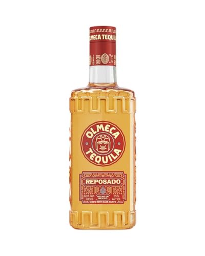 Olmeca Tequila Gold – Aromatischer Agavenbrand mit fruchtig-rauchiger Note – Mexikanischer Schnaps im Eichenfass gereift – 1 x 0,7 l von Olmeca