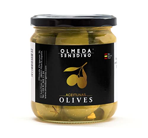 OLMEDA ORÍGENES - Entsteinte Gordal-Oliven (Glasgefäß 370 Gramm) von Olmeda