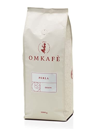 Neu Omkafe Perla Kaffeebohnen | Kaffeegenuss wie in Italien | italienische Familienrösterei, Gewicht:3x 1 KG von Omkafe