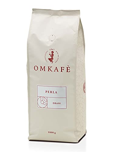 Neu Omkafe Perla Kaffeebohnen | Kaffeegenuss wie in Italien | italienische Familienrösterei, Gewicht:12x 1 KG von Omkafe