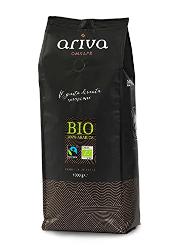 Omkafe Kaffee Espresso - Ariva BIO - Bohnen 1000g von Omkafe