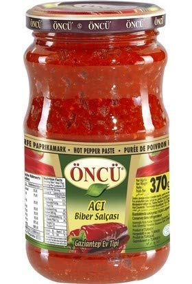 Öncü Spicy Red Pepper Paste – Oncu Turk Biber Salcasi Aci – 370 g Glas von Oncu