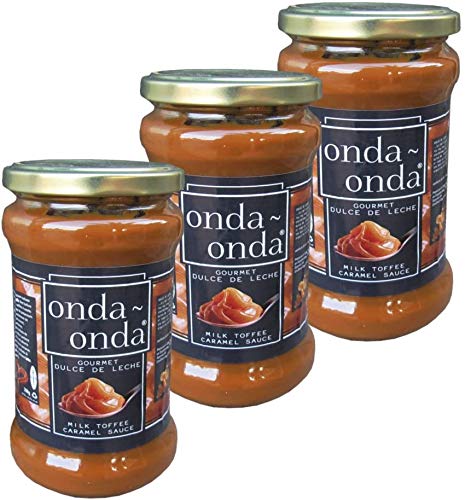 Onda Onda Gourmet Dulce De Leche 3x350g - Milch-Karamell-Sauce - Cremige Füllung für Süßigkeiten, Kuchen, Torten, Banoffee Pie Onda Onda Gourmet Dulce De Leche 3x350g - Milch-Karamell-Sauce - Cremige Füllung für Süßigkeiten, Kuchen, Torten, Banoffee Pie von Onda onda