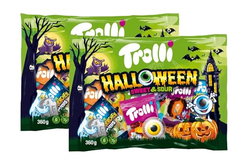 Trolli Halloween Sweet & Sour Großpackung 2er Pack 2x360g von One Solution
