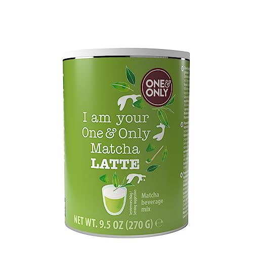 One&Only Matcha Latte Powder 270 g - Typisch herber Geschmack mit Süße abgemildert, mit 15 % Matcha ideal für alle Matcha-Einsteiger von one&only