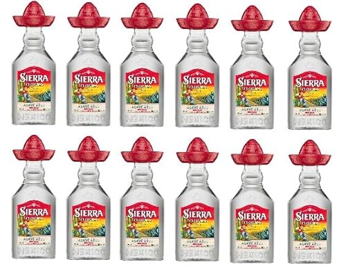 1 Box a 12 x 50ml Sierra Tequila Blanco – 38% Alk. + Space Riegel von Onlineshop Bormann 1 Box a 12 x 50ml Sierra Tequila Blanco – 38% Alk. + Space Riegel von Onlineshop Bormann von Onlineshop Bormann