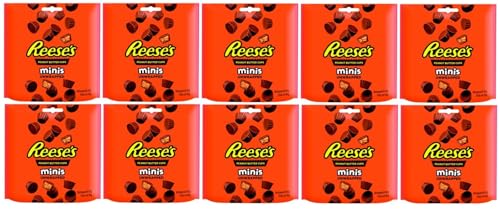 10 Tüten Reese's Peanut Butter Cups Minis 90 g + Space Keks gratis a 45 g von Onlineshop Bormann von Onlineshop Bormann