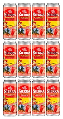 12 Dosen Sierra Tequila Strawberry a 0,25 L 10% vol. inkl EINWEGPFAND + Space Keks gratis a 45 g von Onlineshop Bormann von Onlineshop Bormann