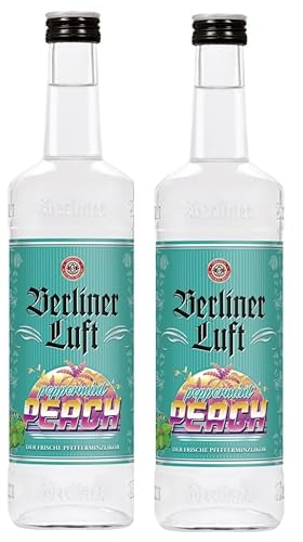 2 Flaschen Berliner Luft Peppermint Peach a 0,7 L 18% vol. + Space Keks gratis a 45g von Onlineshop Bormann von Onlineshop Bormann