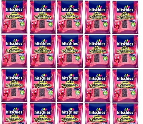 20 Beutel a 125g Hitschies saure Drachenzungen Berry Mix vegan + Space Riegel 45g Gratis von Onlineshop Bormann 20 Beutel a 125g Hitschies saure Drachenzungen Berry Mix vegan + Space Riegel 45g Gratis von Onlineshop Bormann von Onlineshop Bormann