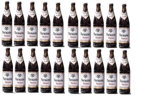 20 Vormann Malzbier mit 1,5% Alkoholt inc. MEHRWEG Pfand Leichtbier + Space Riegel von Onlineshop Bormann von Onlineshop Bormann