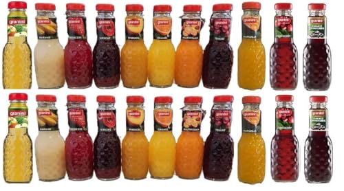 22 Flaschen a 200ml Mega Saft Mix aus 11 Sorten MEHRWEG Pfand Glas Flaschen Trinkgenuss von Onlineshop Bormann + Space Keks gratis a 45g von Onlineshop Bormann