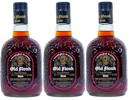 3 Flaschen Old Monk Rum 7 Jahre a 0,7 L 42,8% vol. + Space Keks gratis a 45 g von Onlineshop Bormann 3 Flaschen Old Monk Rum 7 Jahre a 0,7 L 42,8% vol. + Space Keks gratis a 45 g von Onlineshop Bormann von Onlineshop Bormann