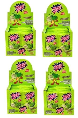 4 Boxen Magic Gum Saurer Apfel (Sour Apple) Grün a 350 g + Space Keks gratis a 45 gvon Onlineshop Bormann von Onlineshop Bormann
